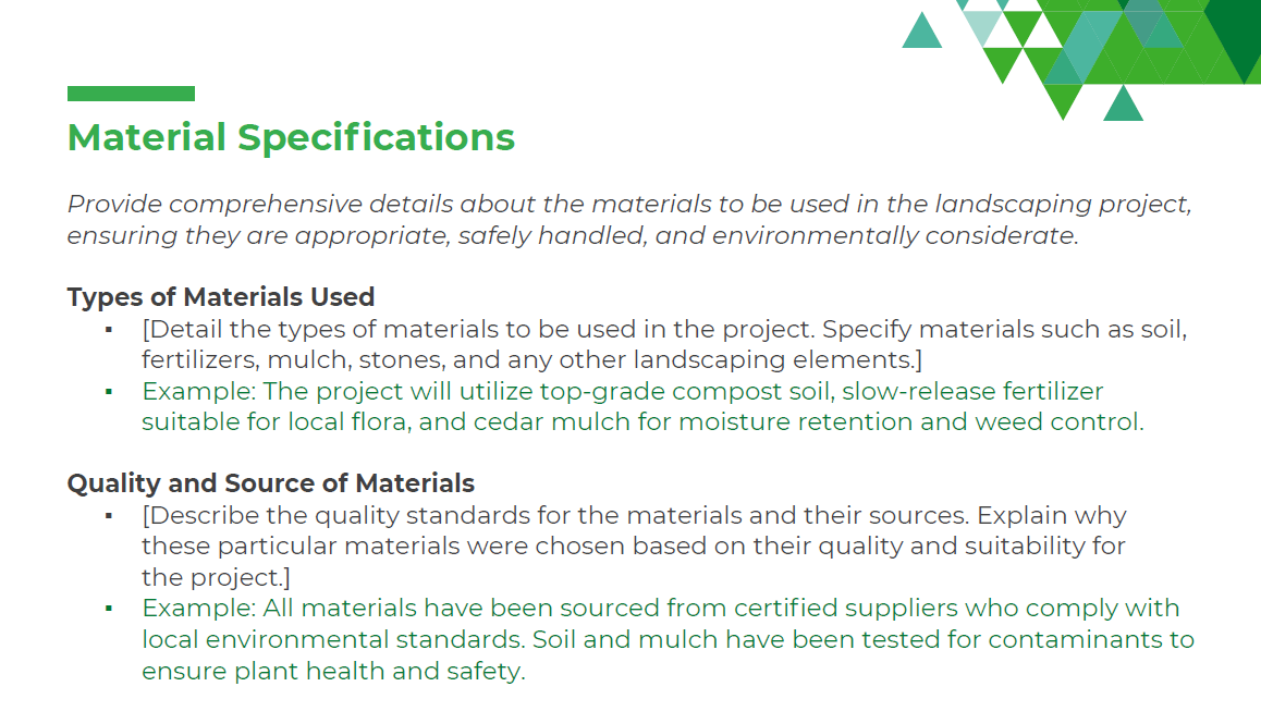 Landscaping Method Statement Template (+Free PDF Download) > Screenshot 2