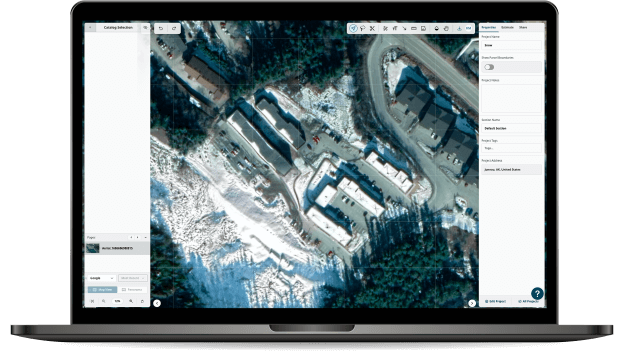 Aerial Mapping Snow