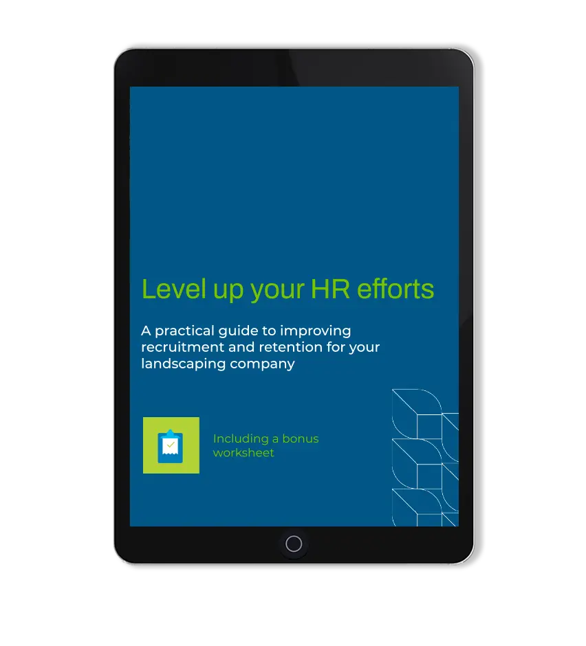 ipad with hiring white paper cover