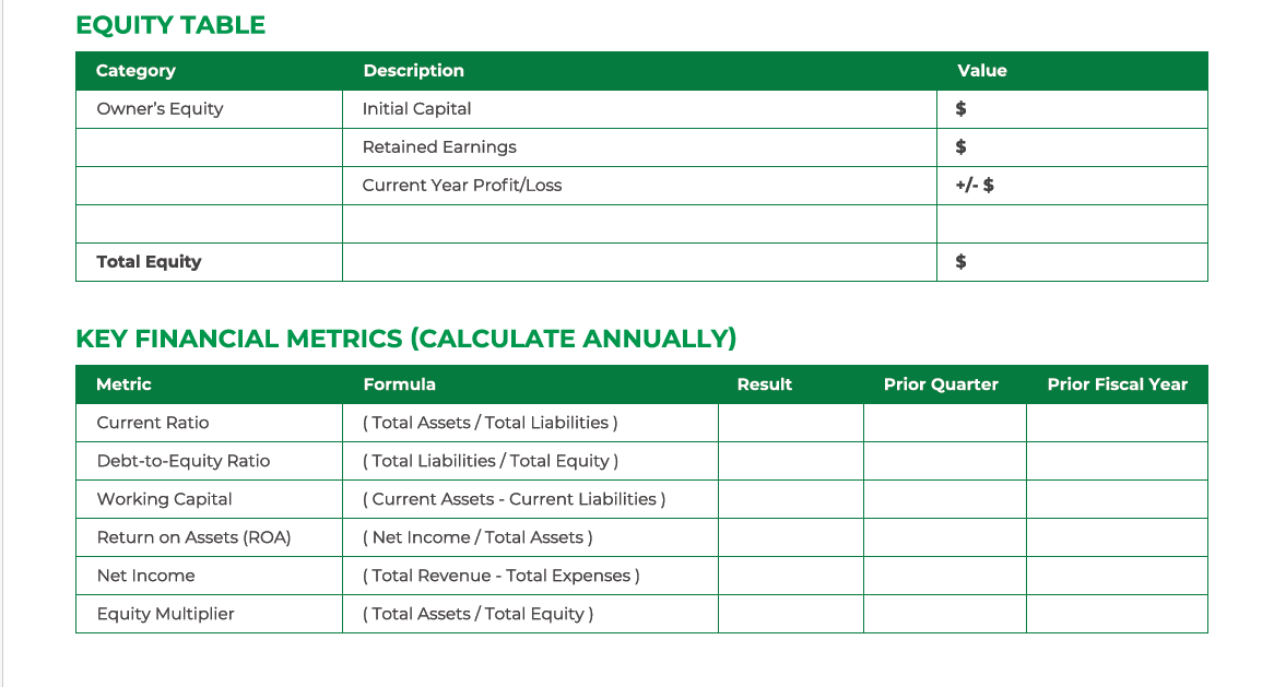 Landscaping Balance Sheet Template (+Free PDF Download) > Screenshot 3