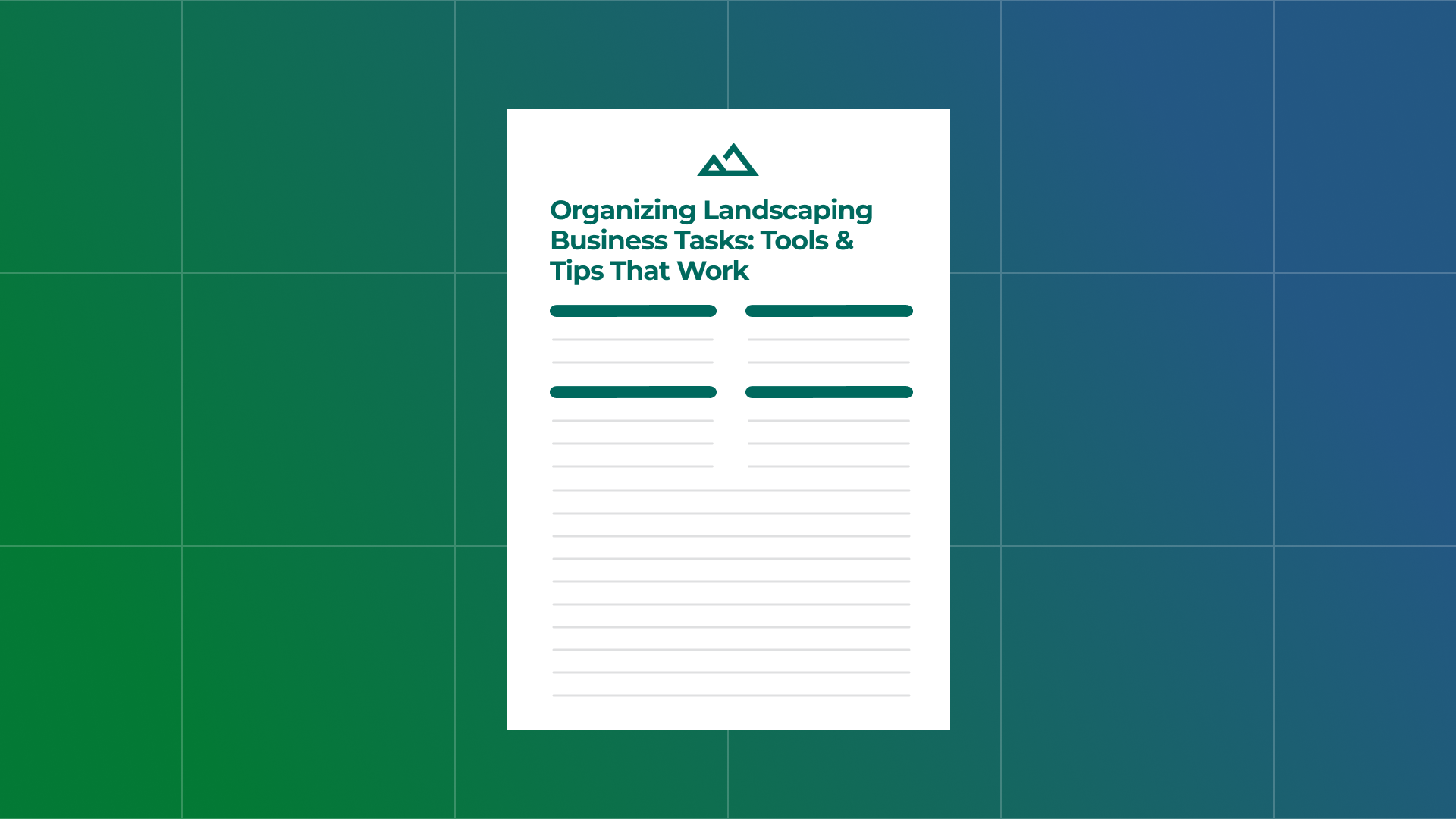 Organizing Landscaping Business Tasks: Tools & Tips That Work