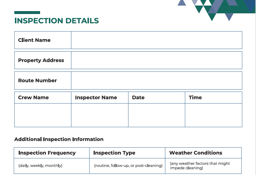 Cleaning Inspection Template (+Free PDF Download) > Screenshot 1 (Image)