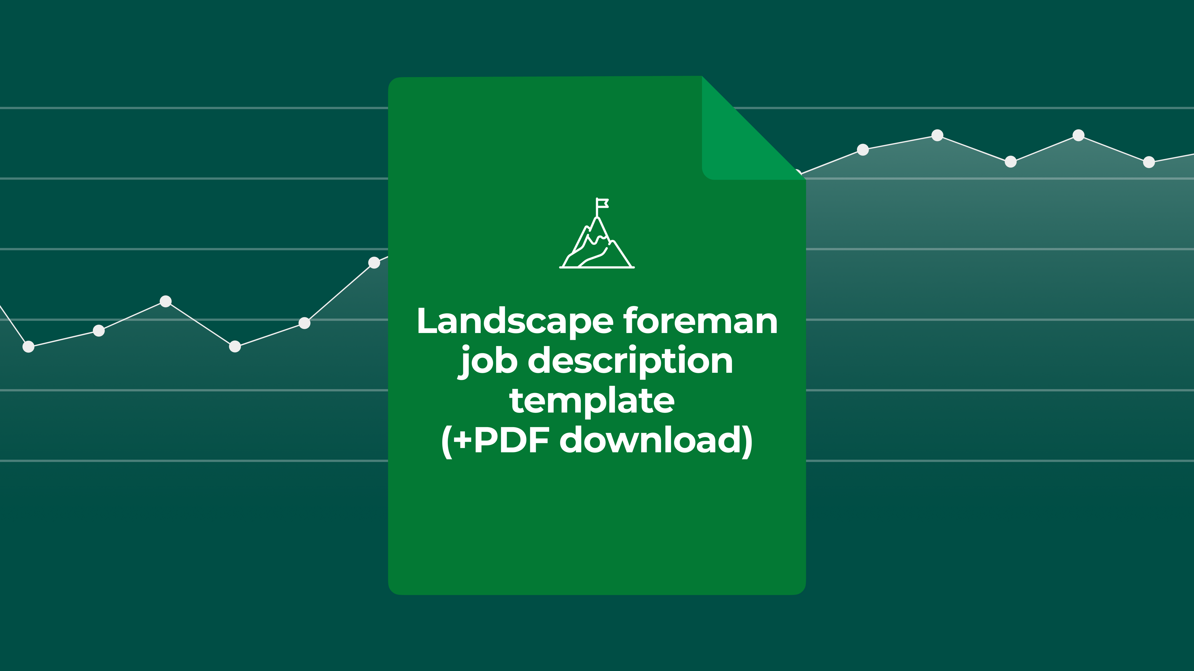 Landscape Foreman Job Description Template (+PDF Download)