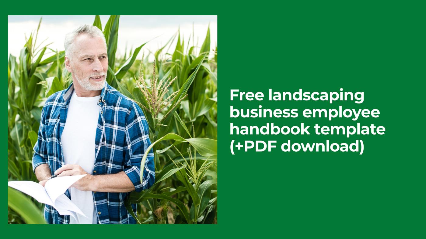 Landscaping Business Employee Handbook Template (+ Free PDF Download)